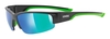 Uvex Sportbrille sportstyle 215,  black mat green,  black mat green,  one size