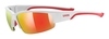 Uvex Sportbrille sportstyle 215,  white mat red,  white mat red,  one size