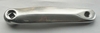 ZEG linke Kurbel 170 mm,  alu poliert