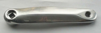 ZEG linke Kurbel 170 mm,  alu poliert