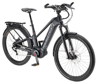 ZEMO SU-E FS 10N (500 Wh),  1 Gang stufenlose Nabenschaltung,  Damenfahrrad,  Trapez,  Modell 2019,  27, 5 Zoll,  schwarz matt,  schwarz matt,  46 cm