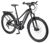 ZEMO SU-E FS 10N (500 Wh),  1 Gang stufenlose Nabenschaltung,  Damenfahrrad,  Trapez,  Modell 2019,  27, 5 Zoll,  schwarz matt,  schwarz matt,  55 cm