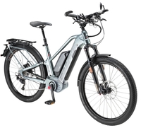 ZEMO SU-E FS 11X 45 DB (1000 Wh),  11 Gang Kettenschaltung,  Damenfahrrad,  Trapez,  Modell 2019,  27, 5 Zoll,  grau,  grau,  50 cm