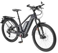 ZEMO SU-E FS 11X 45 DB (1000 Wh),  11 Gang Kettenschaltung,  Damenfahrrad,  Trapez,  Modell 2019,  27, 5 Zoll,  schwarz matt,  schwarz matt,  50 cm