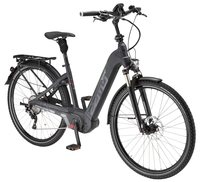 ZEMO Tour 11S (500 Wh),  11 Gang Kettenschaltung,  Damenfahrrad,  Wave,  Modell 2019,  28 Zoll,  schwarz matt,  schwarz matt,  46 cm