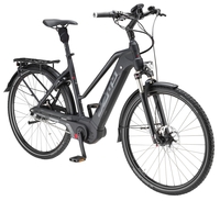 ZEMO Tour 14R (500 Wh),  14 Gang Nabenschaltung,  Damenfahrrad,  Trapez,  Modell 2019,  28 Zoll,  schwarz matt,  schwarz matt,  60 cm