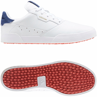 Adidas Adicross Retro Herren Golfschuhe,  Weiß / Blau