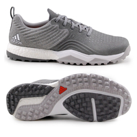 Adidas adipower 4orged S Herren Golfschuhe,  Grau / Weiß