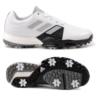Adidas adipower Boost 3 Herren Golfschuhe,  WIDE,  Weiß / Schwarz