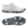 Adidas adipure BOA Damen Golfschuhe,  Weiß / Silbergrau