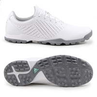 Adidas adipure SC Damen Golfschuhe,  Weiß / Silbergrau