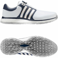 Adidas Tour 360 XT SL Spikeless BOA Herren Golfschuhe,  WIDE,  Weiß / Navy