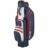 Bennington 2022 DRY Quiet Organizer 9 (QO 9) Waterproof Cartbag,  Navy / Weiß / Rot