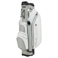 Bennington 2022 DRY Quiet Organizer 9 (QO 9) Waterproof Cartbag,  White / Silver