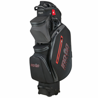 Bennington 2022 IRO Quiet Organizer 14 (QO 14) Waterproof Cartbag,  Black / Canon Grey / Red