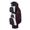 Bennington Quiet Organizer 14 (QO 14) LITE Cartbag,  Schwarz / Weiß / Rot