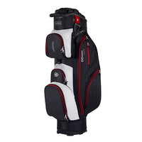 Bennington Quiet Organizer 14 (QO 14) LITE Cartbag,  Schwarz / Weiß / Rot