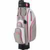Bennington Quiet Organizer 9 (QO 9) Water Resistant Cartbag,  Grau / Weiß / Pink
