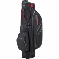 Bennington Quiet Organizer 9 (QO 9) Water Resistant Cartbag,  Schwarz / Rot,  +2 inch höher