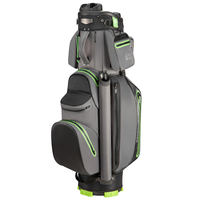 Bennington Select 360° Series Quiet Organizer 9 (QO 9) Waterproof Cartbag,  Grau / Schwarz / Grün