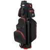 Bennington Select 360° Series Quiet Organizer 9 (QO 9) Waterproof Cartbag,  Schwarz / Rot