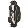 Bennington Sport Quiet Organizer 14 (QO 14) Waterproof Cartbag,  Black / White / Gold