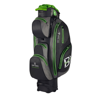 Bennington Sport Quiet Organizer 14 (QO 14) Waterproof Cartbag,  Schwarz / Grau / Grün