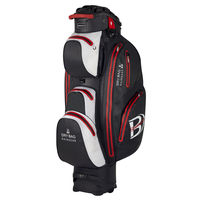 Bennington Sport Quiet Organizer 14 (QO 14) Waterproof Cartbag,  Schwarz / Weiß / Rot