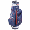 Big Max Aqua Silencio 3 Waterproof Cartbag,  Navy / Silber / Rot
