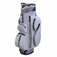 Big Max Aqua Style 2 Waterproof Cartbag,  Cream / Coffee