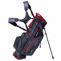 Big Max Dri Lite Hybrid 14-way Waterproof Standbag,  Grau / Schwarz / Rot