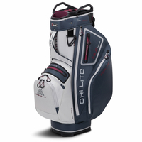 Big Max Dri Lite Tour Waterproof Cartbag,  Weiß / Blueberry / Merlot