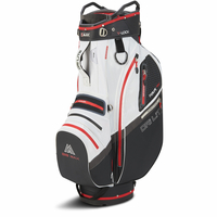 Big Max Dri Lite V-4 Waterproof Cartbag,  Weiß / Schwarz / Rot