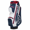 Callaway 2021 Chev Dry 14 Waterproof Cartbag,  Navy / Weiß / Rot