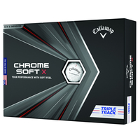 Callaway Chrome Soft X Triple Track Golfbälle,  12 Stück
