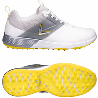 Callaway Nitro Blaze Herren Golfschuhe,  Weiß / Grau / Gelb