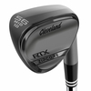 Cleveland RTX ZipCore Wedge,  Black Satin,  Stahlschaft,  Herren Rechtshand