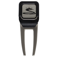 Cobra Golf Divot Repair Tool / Pitchgabel,  Silber / Schwarz