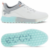 Ecco S-Three GTX Damen Golfschuhe,  Weiß / Grau / Türkis