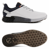 Ecco S-Three GTX Herren Golfschuhe,  Weiß / Blau / Grau