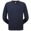 FootJoy Lambswool V-Kragen Herren Pullover,  Marine