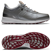 FootJoy Stratos Damen Golfschuhe,  Silbergrau / Weiß