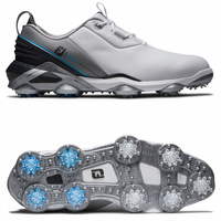 FootJoy Tour Alpha Herren Golfschuhe,  Weiß / Grau / Schwarz