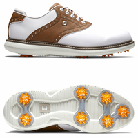 FootJoy Traditions Herren Golfschuhe,  Braun / Weiß