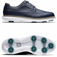 FootJoy Traditions Herren Golfschuhe,  Navy / Weiß