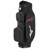 Mizuno 2022 BR-DRI Waterproof Cartbag,  Schwarz / Silber