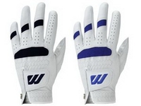 Mizuno Retroflex Leder Handschuh,  Weiß / Blau,  Größe S,  Herren - Rechts getragen
