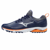 Mizuno Wave Cadence Spikeless Herren Golfschuhe,  Navy / Weiß / Orange