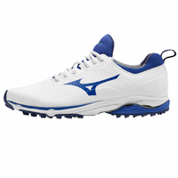 Mizuno Wave Cadence Spikeless Herren Golfschuhe,  Weiß / Dunkelblau
