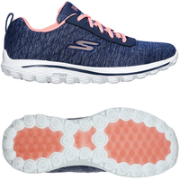 Skechers Go Walk Sport Damen Golfschuhe,  Navy / Pink / Weiß